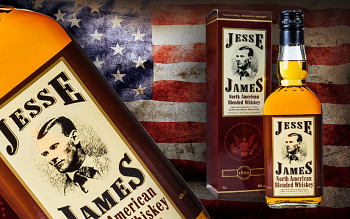 JESSE JAMES WHISKEY 40% 0,7l(hola lahev)