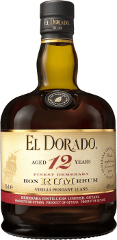 EL DORADO 12Y 40% 0,7l (holá láhev) EL DORADO 12Y 40% 0,7l (holá láhev)
