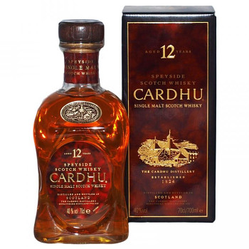 CARDHU 12Y 40% 0,7l (karton)