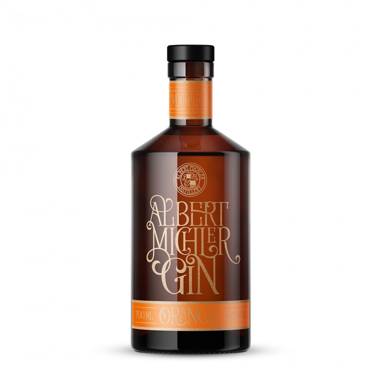 Albert Michler Gin Orange 44% 0,7 l (holá láhev)