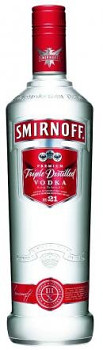 SMIRNOFF RED 37,5% 1l (hola lahev)