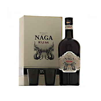 NAGA RUM INDONESIA 2xSKLO 40%0,7l(kazeta