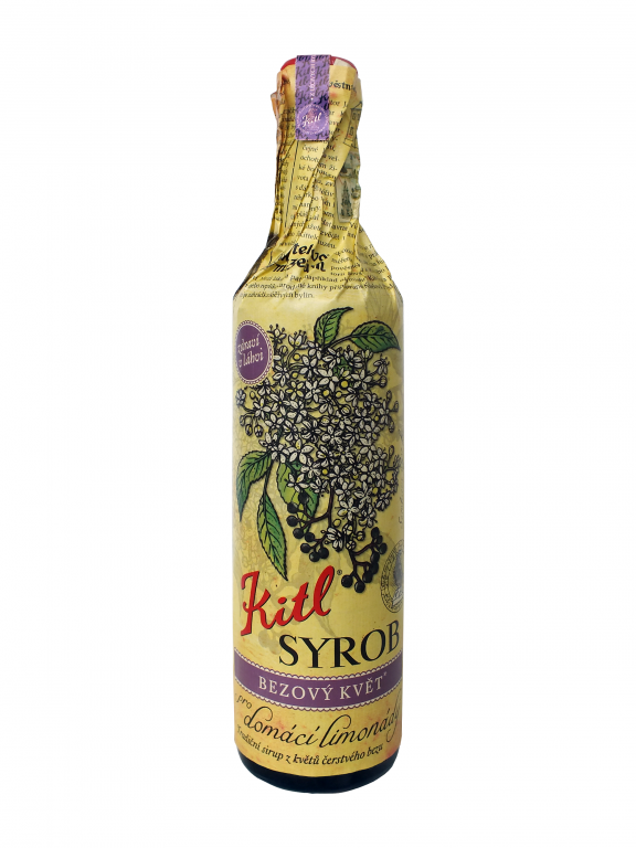 Syrob Bezový - bezinkový sirup 0,5l Kitl