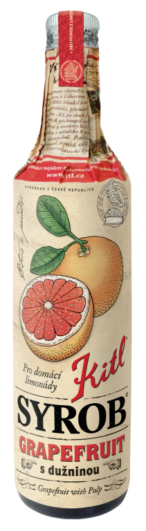 Syrob Grapefruit - grepový sirup 0,5l Kitl
