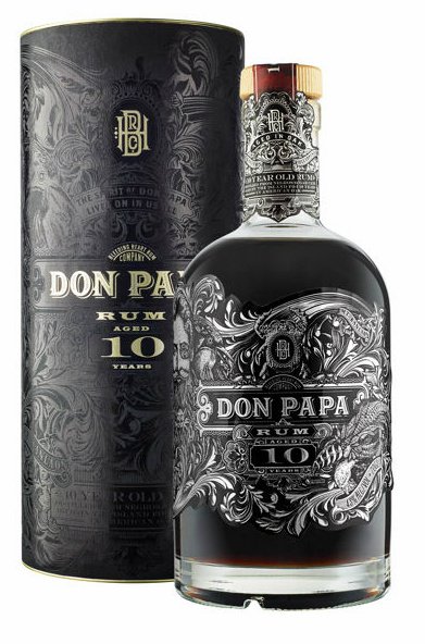 Don Papa 10 letý rum 43% 0,7l (dárkové balení kazeta)