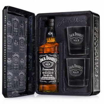JACK DANIEL'S 40% 0,7l 2xSKLO(PLECH)