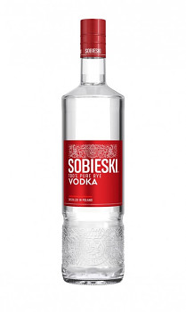 SOBIESKI VODKA 37,5% 1l (hola lahev)