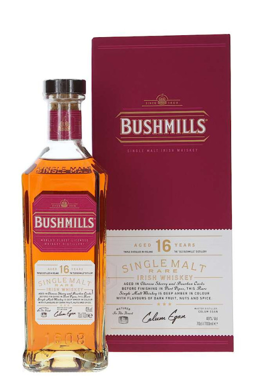 Bushmills 16 Y.O. Single Malt 40,0% 0,7 l