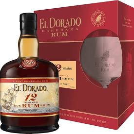 EL DORADO 12Y + 1xsklo 40% 0,7l (kazeta)