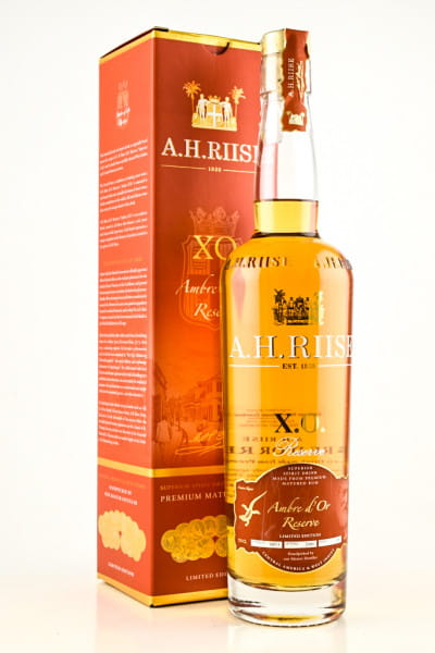 A. H. Riise XO Ambre d`Or Reserve 42% 0,7 l (holá láhev)