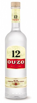 OUZO 12 40% 0,7l (holá láhev)