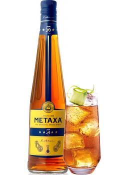 METAXA  5* 38% 0,7l + SKLO (kazeta)