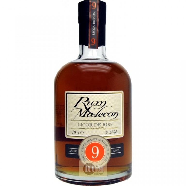 MALECON 9Y LICOR DE RON 35% 0,7l (holá láhev)