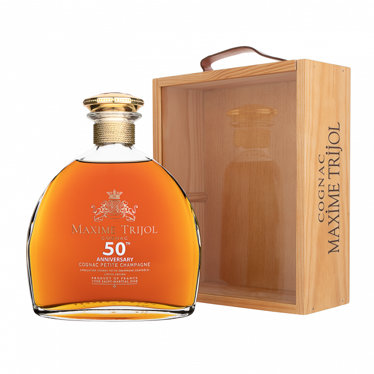 Maxime Trijol 50th Anniversary 0,7l 40% (dřevěná kazeta)