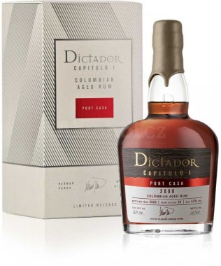 DICTADOR CAPITULO 2000 Port Cask 43% 0,7l (karton)