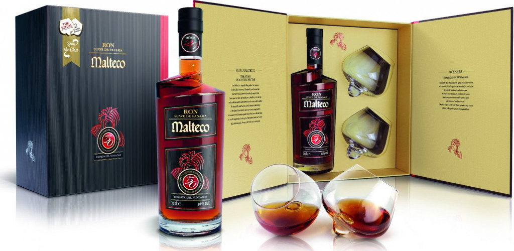 Malteco 20y 40% 0,7 l (dárkové balení 2 sklenice)