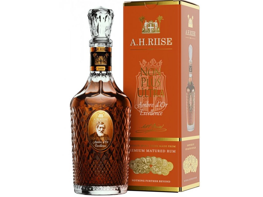A. H. Riise Non Plus Ultra Ambre d'Or Excellence 42% 0,7l (Karton)