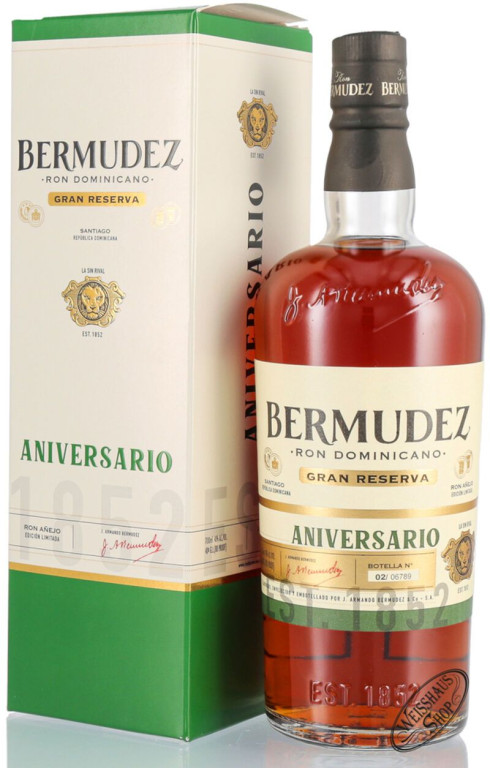 Bermudez 12YO Aniversario 40% 0,7l (karton)