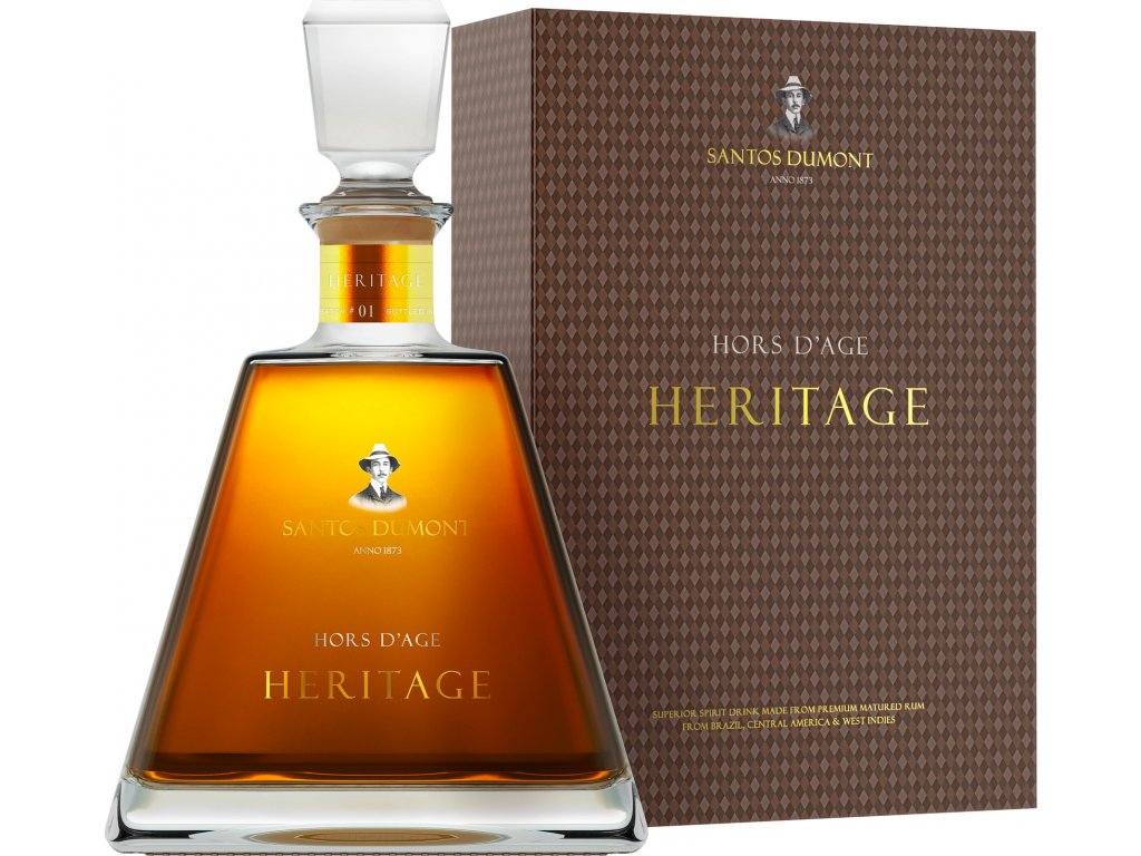 RUM SANTOS DUMONT heritage 43.8% 43,8% 0,75l (holá láhev)