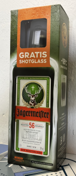 JAGERMEISTER 35% 0,7l + SKLO (karton)