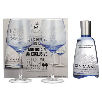 GIN MARE 42,7% 2x sklo 0,7l (karton)