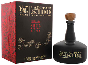 AREHUCAS CAPITAN KIDD 30Y 40%0,7l(karton