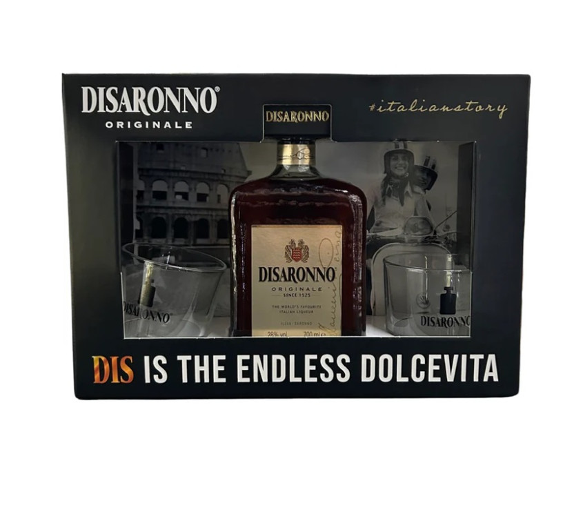 DISARONNO ORIGINALE 28% 0,7l (dárkové balení 2 sklenice)
