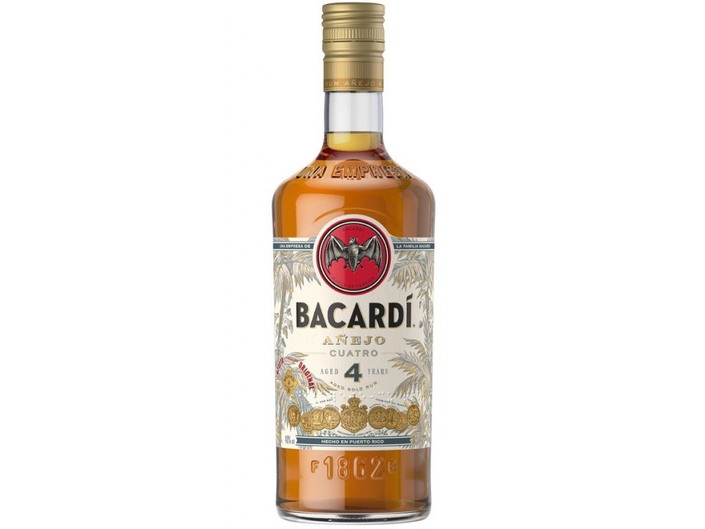 Bacardi Añejo Cuatro 4 letý