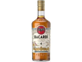 BACARDI ANEJO CUATRO 40%0,7l(hola lahev)