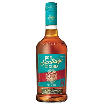 SANTIAGO DE CUBA 8Y 40% 0,7l(hola lahev)