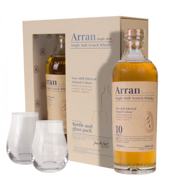 ARRAN 10Y + 2X SKLO 46% 0,7l (darkova)