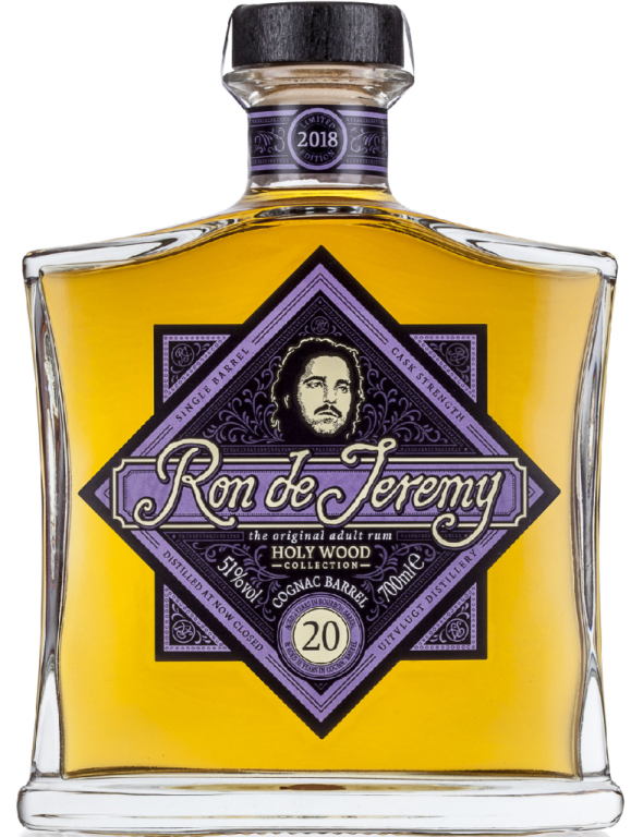 RON DE JEREMY 20Y HOLY WOOD COGNAC 51% (holá láhev)