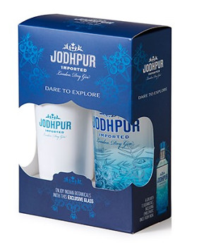 JODHPUR GIN + SKLO 43% 0,7l (kazeta)