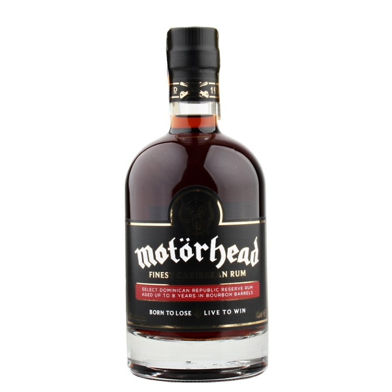 Mötorhead Finest Caribbean Rum 40% 0,7L (holá láhev)