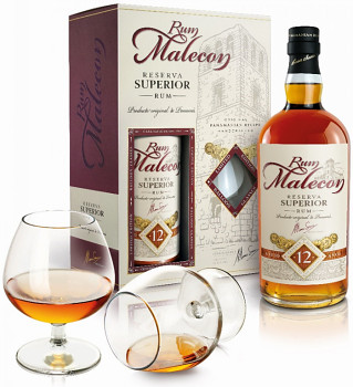 MALECON 12Y SKLO 40% 0,7l (karton)