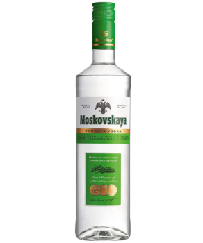 MOSKOVSKAYA VODKA 40% 1l (hola láhev)