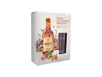 ABUELO ANEJO  7Y + SKLO 40% 0,7l(kazeta)