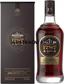 ANGOSTURA 1787 15YO 40% 0,7l (tuba) ANGOSTURA 1787 15YO 40% 0,7l (tuba)