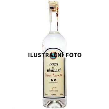 OUZO PLOMARI 40% 1l (hola lahev)